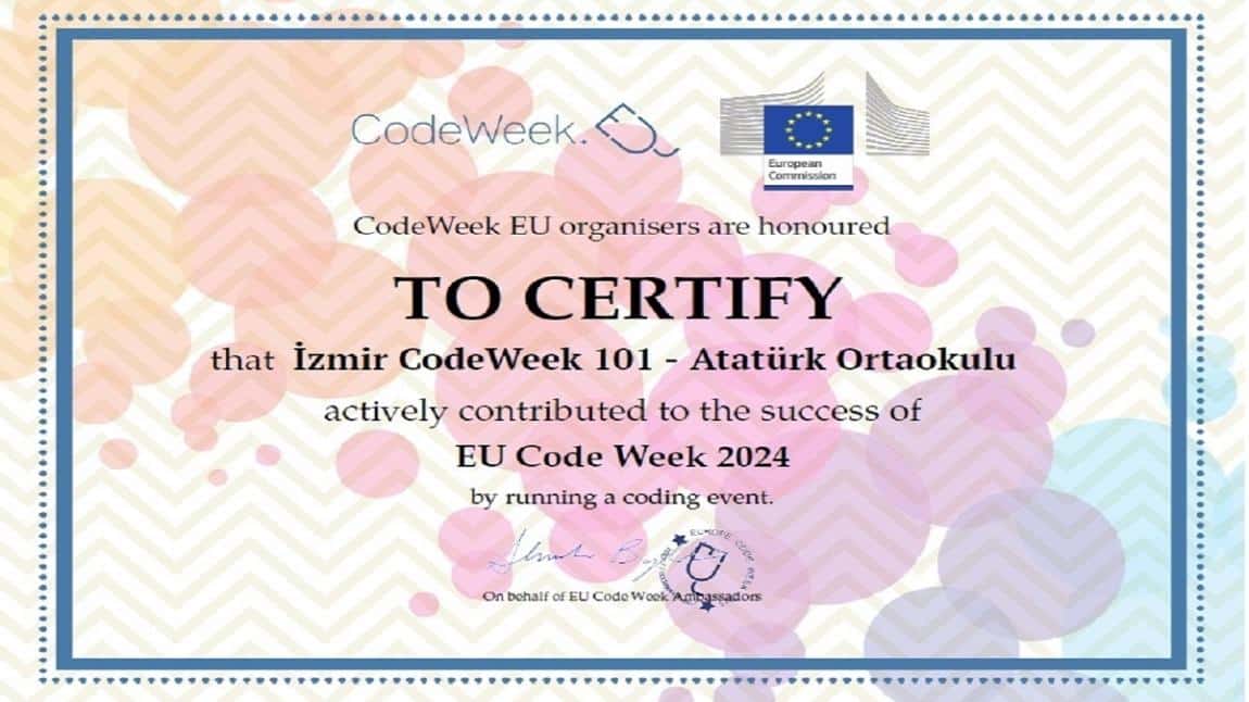 CodeWeek 2024 Etkinliklerimiz